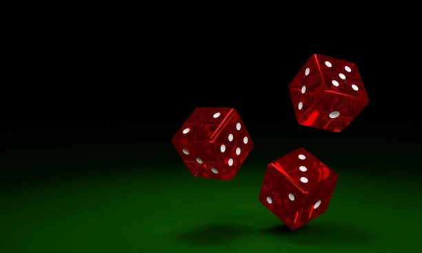 Live dice roll and subject to verification display
